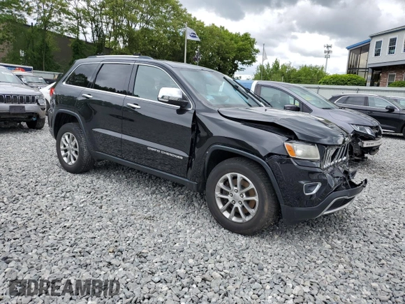 2014 Jeep Grand Cherokee Limited with VIN 1C4RJFBT4EC139746, listed as a Copart auction lot 58978855 with 118,006 mi miles and Clean title. Bid and sale history available at DreamBid. Image 4.