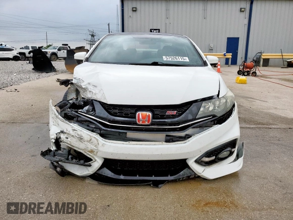 2015 Honda Civic Si z VIN 2HGFG4A56FH700330, wystawiony jako Copart lot #57526115 z przebiegiem 86 298 mil mil oraz Szkoda całkowita • Salvage title. Historia ofert i sprzedaży dostępna na DreamBid. Obrazek 5.
