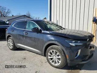 2021 Buick Envision Preferred with VIN LRBFZMR46MD163553, listed as a Copart auction lot 47015195 with 100,035 mi miles and Salvage Title. Bid and sale history available at carsss.com. Image 4.