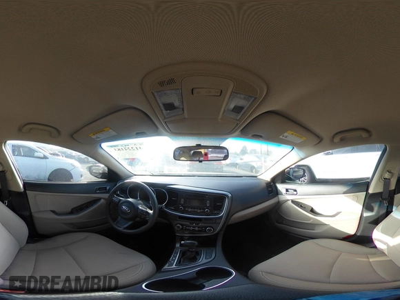 2015 Kia Optima LX with VIN 5XXGM4A74FG430790, listed as a IAAI auction lot 41224183 with 118,793 mi miles. Bid and sale history available at carsss.com. Image 18.
