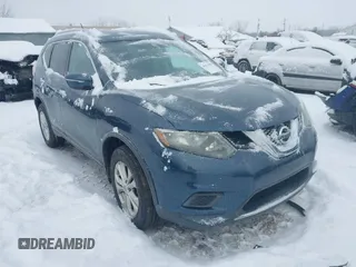 2014 Nissan Rogue S with VIN 5N1AT2MV2EC853126, listed as a IAAI auction lot 41612903 with 118,311 mi miles. Bid and sale history available at carsss.com. Image 1.