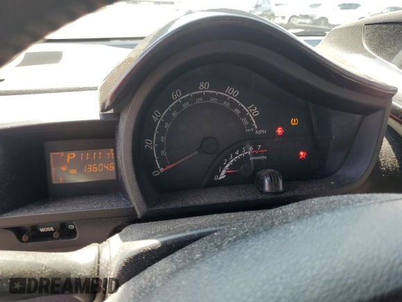 2013 Scion iQ with VIN JTNJJXB05DJ022305, listed as a Copart auction lot 58787155 with 136,046 mi miles and Salvage title. Bid and sale history available at DreamBid. Image 9.