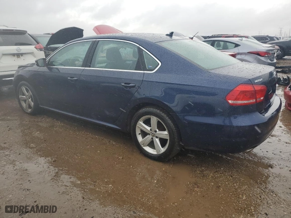 2013 Volkswagen Passat SE w/Sunroof with VIN 1VWBH7A37DC085293, listed as a Copart auction lot 43170875 with 93,816 mi miles and Salvage Title. Bid and sale history available at carsss.com. Image 2.