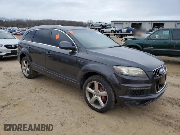 2012 Audi Q7 3.0T S line with VIN WA1DGAFE5CD009337, listed as a Copart auction lot 89097775 with 154,758 mi miles and Clean Title. Bid and sale history available at carsss.com. Image 4.