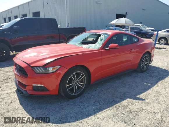 2017 Ford Mustang EcoBoost with VIN 1FA6P8TH3H5217696, listed as a Copart auction lot 66553745 with 96,298 mi miles and Salvage title. Bid and sale history available at DreamBid. Image 1.