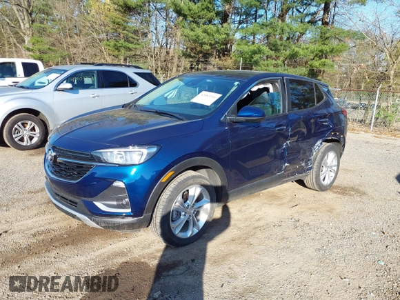 2023 Buick Encore GX Preferred with VIN KL4MMBS22PB002597, listed as a IAAI auction lot 42083216 with 11,172 mi miles and . Bid and sale history available at DreamBid. Image 2.