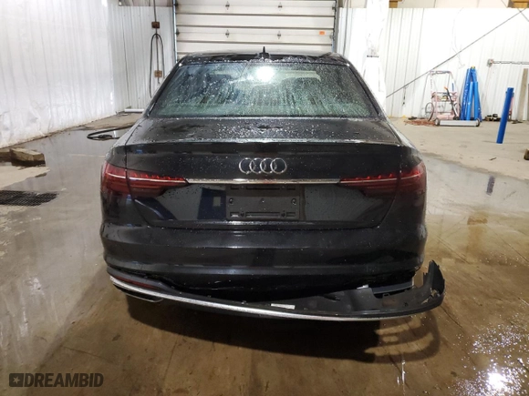 2021 Audi A4 Sedan S line Premium with VIN WAUDAAF42MA014235, listed as a Copart auction lot 74423014 with 50,281 mi miles and Salvage Title. Bid and sale history available at carsss.com. Image 6.