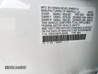 2023 Acura MDX Advance с VIN 5J8YE1H87PL006358, выставлен на аукционе Copart как лот 56013605 с пробегом 49 109 миль миль и Списание • Salvage title. История ставок и продаж доступна на DreamBid. Изображение 14.