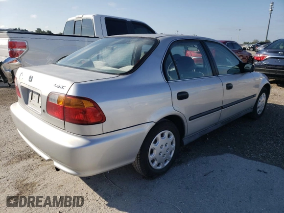 1999 Honda Civic LX with VIN 2HGEJ6678XH560446, listed as a Copart auction lot 56669794 with 197,100 mi miles and Non Repairable. Bid and sale history available at carsss.com. Image 3.