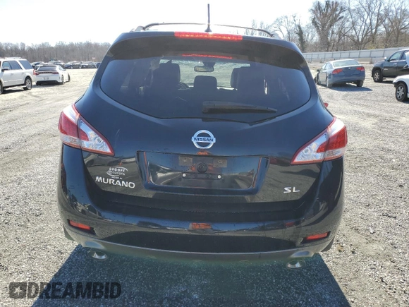 2013 Nissan Murano LE with VIN JN8AZ1MU2DW211866, listed as a Copart auction lot 46085035 with 94,977 mi miles and Salvage Title. Bid and sale history available at carsss.com. Image 6.