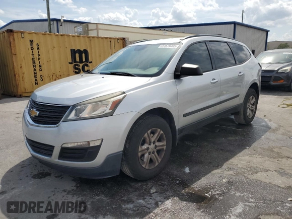 2015 Chevrolet Traverse LS with VIN 1GNKRFED5FJ208320, listed as a Copart auction lot 51579405 with 141,961 mi miles and Salvage Title. Bid and sale history available at DreamBid. Image 1.