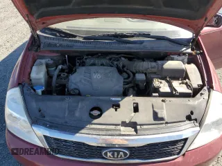 2012 Kia Sedona LX with VIN KNDMG4C74C6433769, listed as a Copart auction lot 69897564 with 161,793 mi miles and Salvage Title. Bid and sale history available at carsss.com. Image 12.
