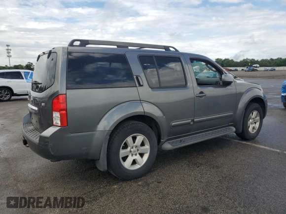2008 Nissan Pathfinder SE with VIN 5N1AR18B58C634450, listed as a Copart auction lot 64618495 with 160,107 mi miles and Clean title. Bid and sale history available at DreamBid. Image 3.