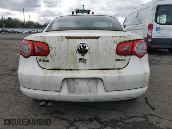 2008 Volkswagen Eos Turbo with VIN WVWBA71F88V001428, listed as a Copart auction lot 50456105 with 144,807 mi miles and Clean title. Bid and sale history available at DreamBid. Image 6.