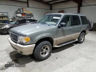 2001 Mercury Mountaineer with VIN 4M2ZU86P01UJ00182, listed as a Copart auction lot 84925404 with 254,568 mi miles and Salvage Title. Bid and sale history available at carsss.com. Image 1.