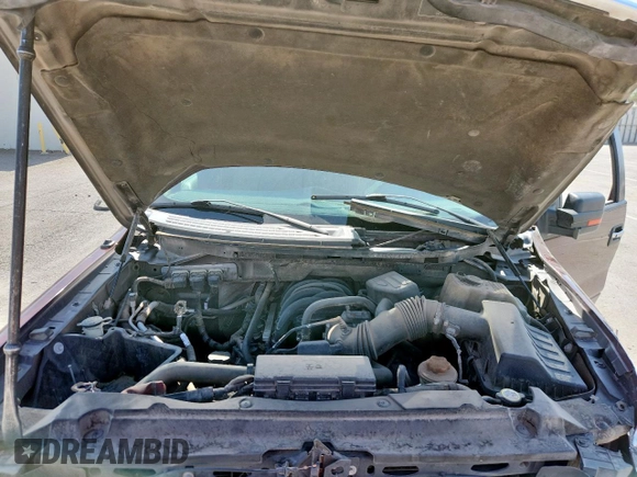 2009 Ford F-150 STX with VIN 1FTRX12819FA12244, listed as a Copart auction lot 58618995 with 136,773 mi miles and Salvage title. Bid and sale history available at DreamBid. Image 11.