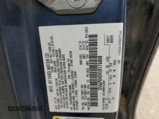 2018 Ford Fusion SE with VIN 3FA6P0HD9JR176808, listed as a Copart auction lot 48559725 with 106,874 mi miles and Salvage Title. Bid and sale history available at DreamBid. Image 13.