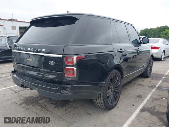 2019 Land Rover Range Rover HSE with VIN SALGS2SV3KA546424, listed as a IAAI auction lot 42313423 with 46,287 mi miles and . Bid and sale history available at DreamBid. Image 4.