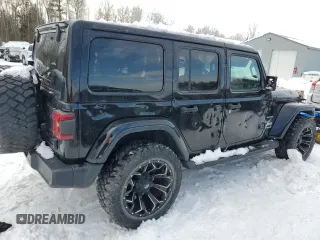 2020 Jeep Wrangler Unlimited Sahara with VIN 1C4HJXEN5LW175293, listed as a Copart auction lot 84474054 with Not provided miles and Clean title. Bid and sale history available at DreamBid. Image 3.