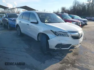 2014 Acura MDX Technology with VIN 5FRYD4H66EB011048, listed as a IAAI auction lot 41173218 with 112,035 mi miles and . Bid and sale history available at DreamBid. Image 1.