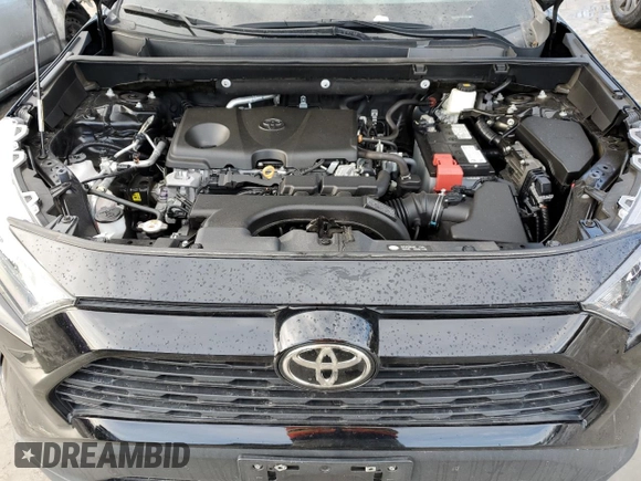 2021 Toyota RAV4 LE with VIN 2T3F1RFV7MC223475, listed as a Copart auction lot 47951695 with 47,737 mi miles and Salvage Title. Bid and sale history available at carsss.com. Image 12.