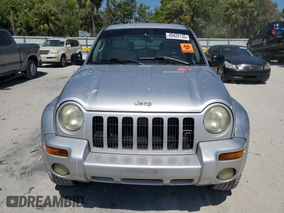 2003 Jeep Liberty Limited with VIN 1J4GK58K83W719374, listed as a Copart auction lot 49429135 with 143,222 mi miles and Salvage Title. Bid and sale history available at carsss.com. Image 5.