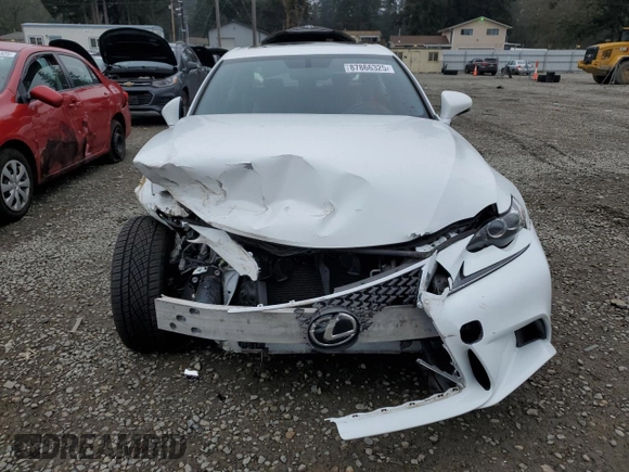 2015 Lexus IS 350 with VIN JTHCE1D29F5006227, listed as a Copart auction lot 87866325 with 106,325 mi miles and Salvage title. Bid and sale history available at DreamBid. Image 5.