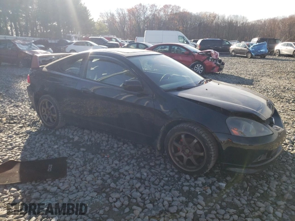2005 Acura RSX with VIN JH4DC54885S008931, listed as a Copart auction lot 82246624 with 324,625 mi miles and Salvage Title. Bid and sale history available at carsss.com. Image 4.