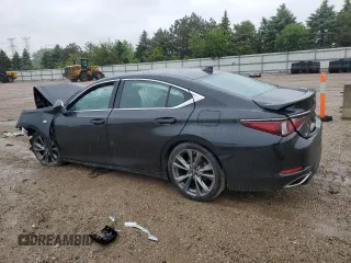 2021 Lexus ES 350 F Sport with VIN 58AGZ1B15MU109993, listed as a Copart auction lot 57430605 with Not provided miles and Salvage title. Bid and sale history available at DreamBid. Image 2.