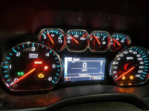 2014 Chevrolet Silverado 1500 LTZ with VIN 1GCVKSEC5EZ226648, listed as a Copart auction lot 88331005 with 156,307 mi miles and Salvage Title. Bid and sale history available at DreamBid. Image 9.