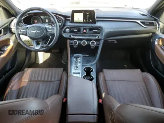 2021 Genesis G70 2.0T with VIN KMTG34LA4MU077004, listed as a Copart auction lot 71836194 with 51,624 mi miles and Salvage Title. Bid and sale history available at DreamBid. Image 8.