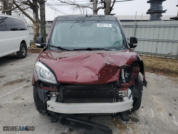 2015 Ram ProMaster City Cargo Van Tradesman SLT with VIN ZFBERFBT6F6A64366, listed as a Copart auction lot 58221174 with 139,727 mi miles and Salvage Title. Bid and sale history available at carsss.com. Image 5.