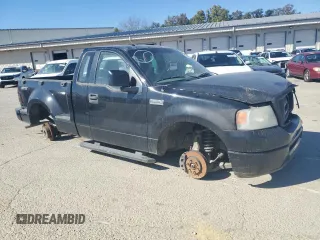 2006 Ford F-150 STX with VIN 1FTRF02216KB75195, listed as a Copart auction lot 76800104 with 171,538 mi miles and Salvage Title. Bid and sale history available at carsss.com. Image 4.