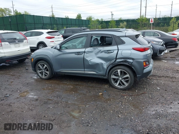 2020 Hyundai Kona Limited with VIN KM8K3CA5XLU396152, listed as a IAAI auction lot 42165576 with 35,260 mi miles. Bid and sale history available at carsss.com. Image 15.