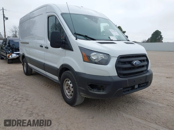 2020 Ford Transit Cargo with VIN 1FTBR1C81LKA04721, listed as a IAAI auction lot 41541569 with 241,115 mi miles and . Bid and sale history available at DreamBid. Image 1.