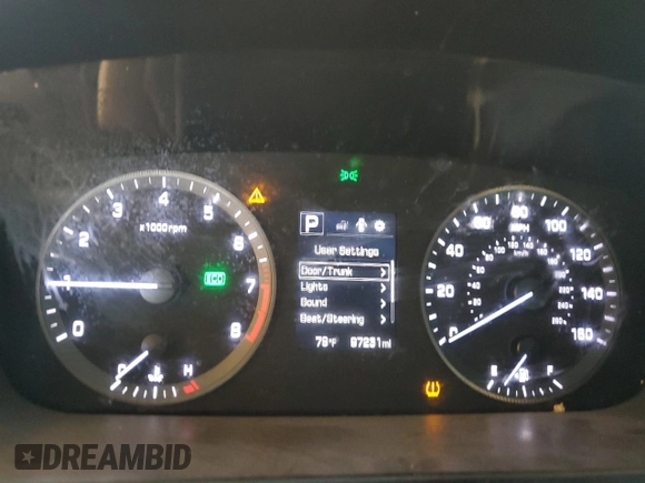2015 Hyundai Sonata 2.4L SE with VIN 5NPE24AFXFH039085, listed as a Copart auction lot 55167135 with 97,231 mi miles and Clean Title. Bid and sale history available at carsss.com. Image 9.