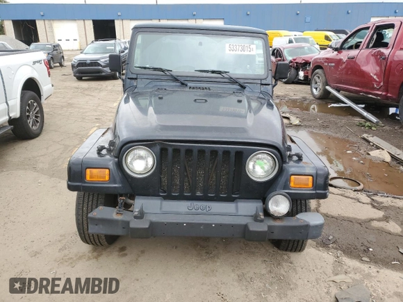 2002 Jeep Wrangler Sahara z VIN 1J4FA59S42P776905, wystawiony jako Copart lot #53373015 z przebiegiem 231 915 mil mil oraz Czysty tytuł • Clean title. Historia ofert i sprzedaży dostępna na DreamBid. Obrazek 5.