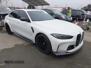 2022 BMW M3 Competition z VIN WBS33AY09NFL79043, wystawiony jako IAAI lot #42180934 z przebiegiem 31 837 mil mil oraz . Historia ofert i sprzedaży dostępna na DreamBid. Obrazek 1.