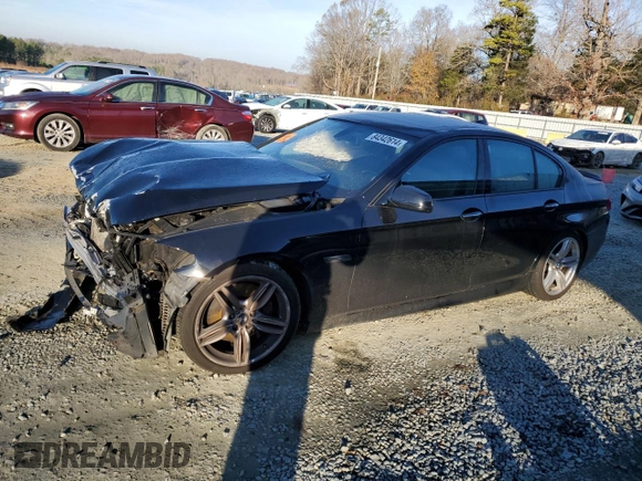 2012 BMW 5 Series 550i with VIN WBAFR9C53CDV58785, listed as a Copart auction lot 84342614 with 112,226 mi miles and Salvage Title. Bid and sale history available at carsss.com. Image 1.
