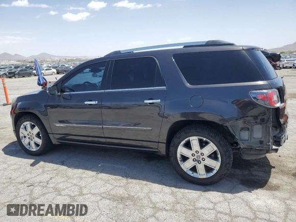 2016 GMC Acadia Denali z VIN 1GKKVTKD2GJ170221, wystawiony jako Copart lot #56759755 z przebiegiem 128 622 mil mil oraz Szkoda całkowita • Salvage title. Historia ofert i sprzedaży dostępna na DreamBid. Obrazek 2.