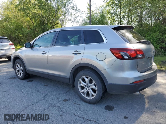 2014 Mazda CX-9 Touring with VIN JM3TB3CV4E0438423, listed as a Copart auction lot 58603325 with 81,177 mi miles and Clean title. Bid and sale history available at DreamBid. Image 2.