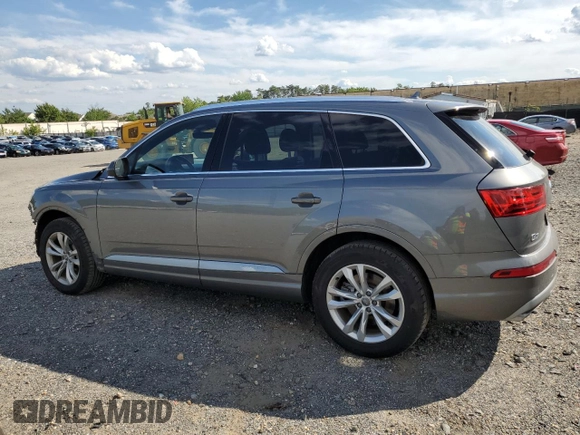 2017 Audi Q7 Premium with VIN WA1AHAF71HD043154, listed as a Copart auction lot 67232344 with 86,710 mi miles and Salvage title. Bid and sale history available at DreamBid. Image 2.