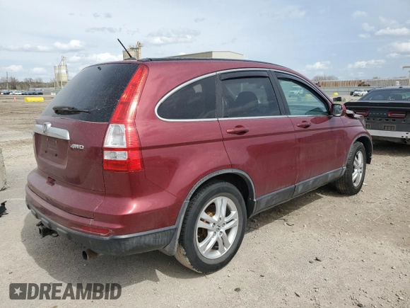 2011 Honda CR-V EX-L z VIN 5J6RE4H79BL096045, wystawiony jako Copart lot #51295825 z przebiegiem 144 627 mil mil oraz Szkoda całkowita • Salvage title. Historia ofert i sprzedaży dostępna na DreamBid. Obrazek 3.