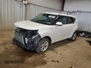2022 Kia Soul LX with VIN KNDJ23AU6N7158570, listed as a Copart auction lot 48503525 with 57,199 mi miles and Salvage Title. Bid and sale history available at DreamBid. Image 1.