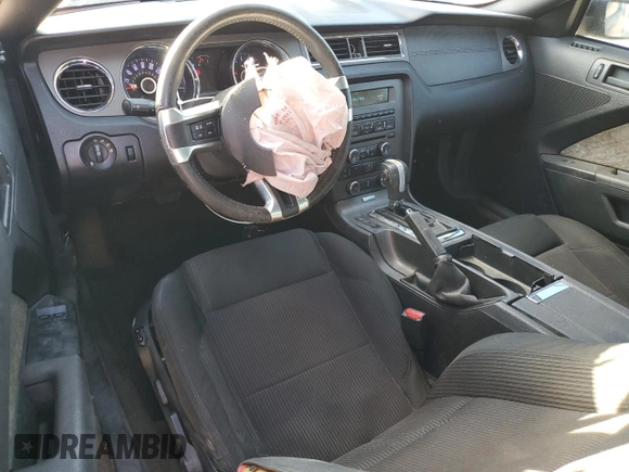 2014 Ford Mustang V6 with VIN 1ZVBP8AM2E5230831, listed as a Copart auction lot 45585315 with 156,753 mi miles and Salvage Title. Bid and sale history available at carsss.com. Image 8.