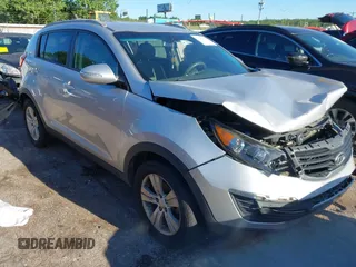 2011 Kia Sportage with VIN KNDPB3A26B7113228, listed as a IAAI auction lot 42301811 with 168,560 mi miles and . Bid and sale history available at DreamBid. Image 1.