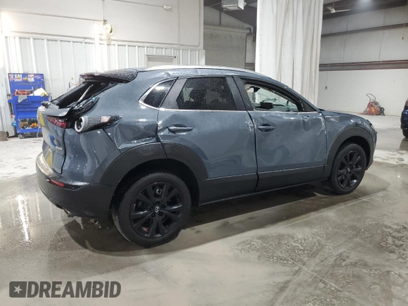 2024 Mazda CX-30 S Carbon Edition with VIN 3MVDMBCM7RM637315, listed as a Copart auction lot 55108695 with 8,476 mi miles and Salvage title. Bid and sale history available at DreamBid. Image 3.