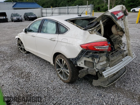 2017 Ford Fusion Titanium z VIN 3FA6P0K93HR227511, wystawiony jako Copart lot #60719505 z przebiegiem Nie podano mil oraz Szkoda całkowita • Salvage title. Historia ofert i sprzedaży dostępna na DreamBid. Obrazek 2.
