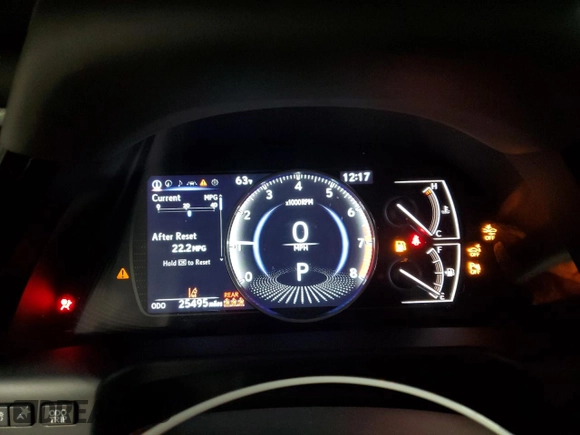 2023 Lexus ES 350 z VIN 58ADZ1B14PU155063, wystawiony jako Copart lot #52016405 z przebiegiem 25 495 mil mil oraz Szkoda całkowita • Salvage title. Historia ofert i sprzedaży dostępna na DreamBid. Obrazek 9.