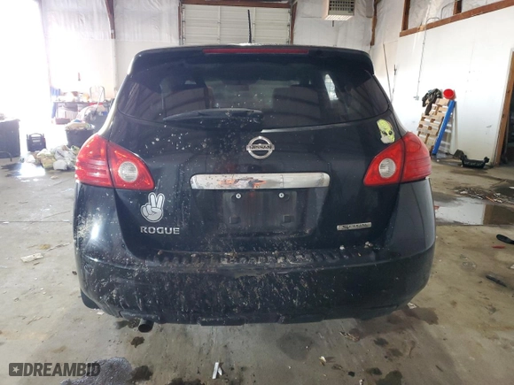 2012 Nissan Rogue S with VIN JN8AS5MT7CW251331, listed as a Copart auction lot 89265295 with 0 mi miles and Salvage Title. Bid and sale history available at carsss.com. Image 6.